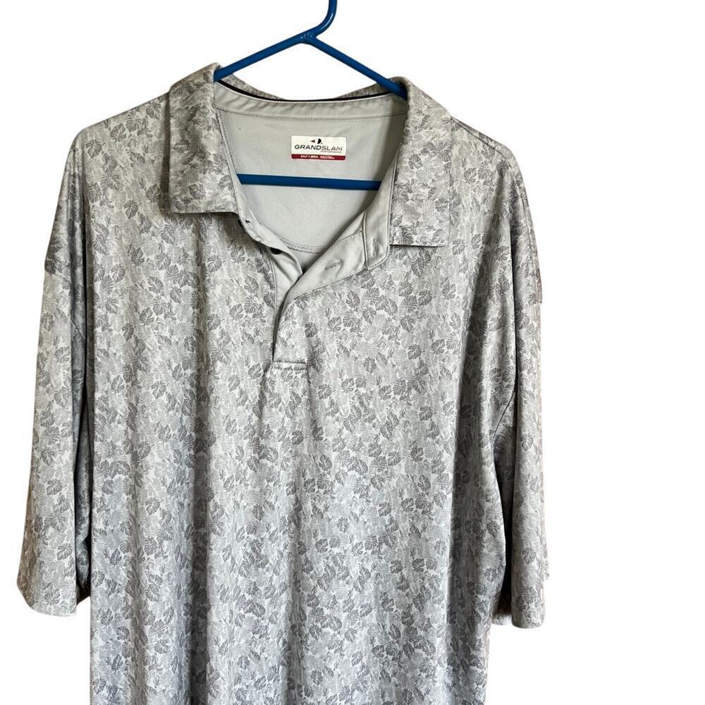 Grand Slam polo, 1/4 button, henley, men's 3 XLT
